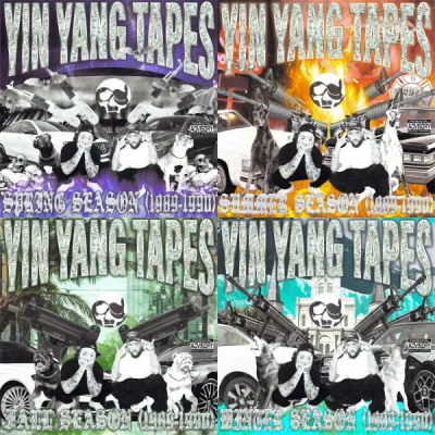 $uicideboy$ - YIN YANG TAPES Spring Season / Summer Season / Fall Season / Winter Season (1989-1990) (2023)